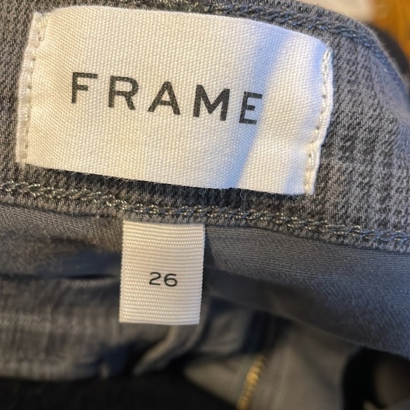 Frame Ali high-rise in grey plaid - Picture 7 of 11